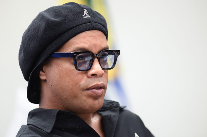 Ronaldinho Gaucho trong một phiên họp ở thành phố Brasilia, Brazil, ngày 31/8/2023. Ảnh: Reuters